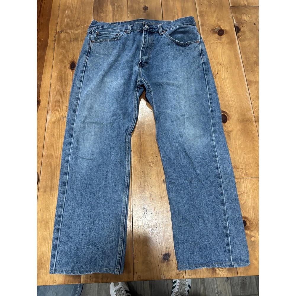 Levi's 505 Men's Regular Fit Straight Leg Jeans W36 L29‎ Medium Wash Denim